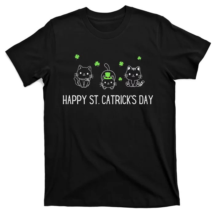 Happy St. Catrick's Day Saint Patrick's Day Cat T-Shirt