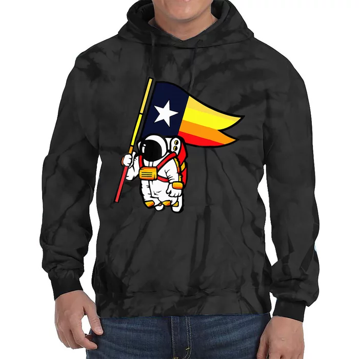 Houston Space City Astronaut Tie Dye Hoodie