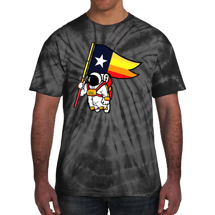 Houston Space City Astronaut Tie-Dye T-Shirt