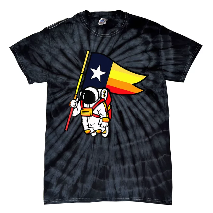 Houston Space City Astronaut Tie-Dye T-Shirt