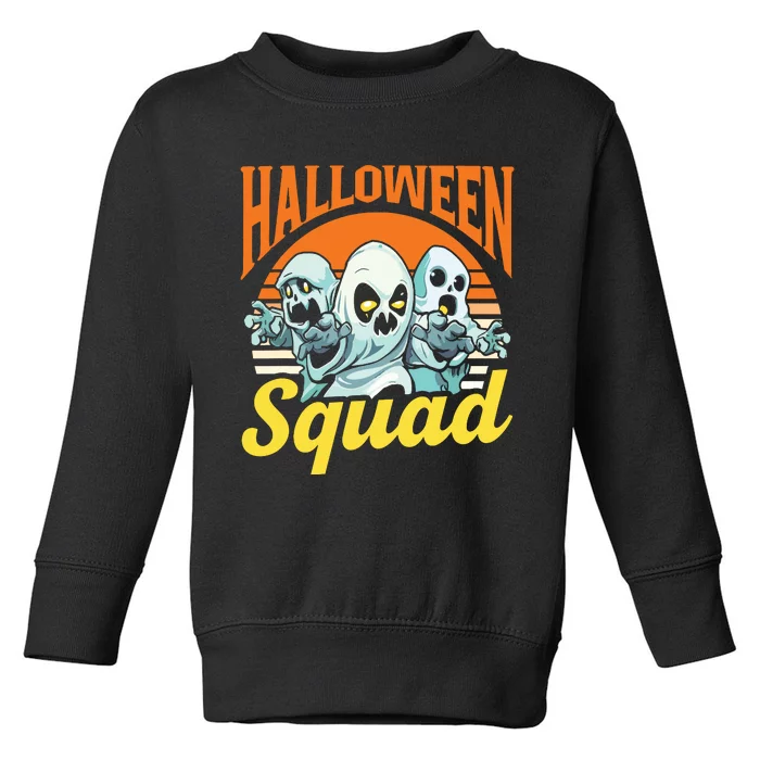 Halloween Squad Cute Costume Scary Halloween Toddler Sweatshirt