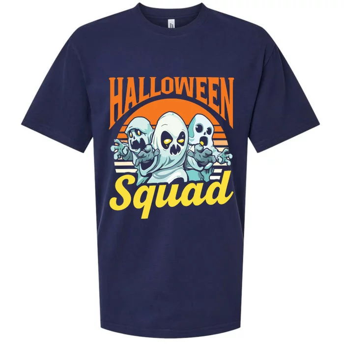 Halloween Squad Cute Costume Scary Halloween Sueded Cloud Jersey T-Shirt