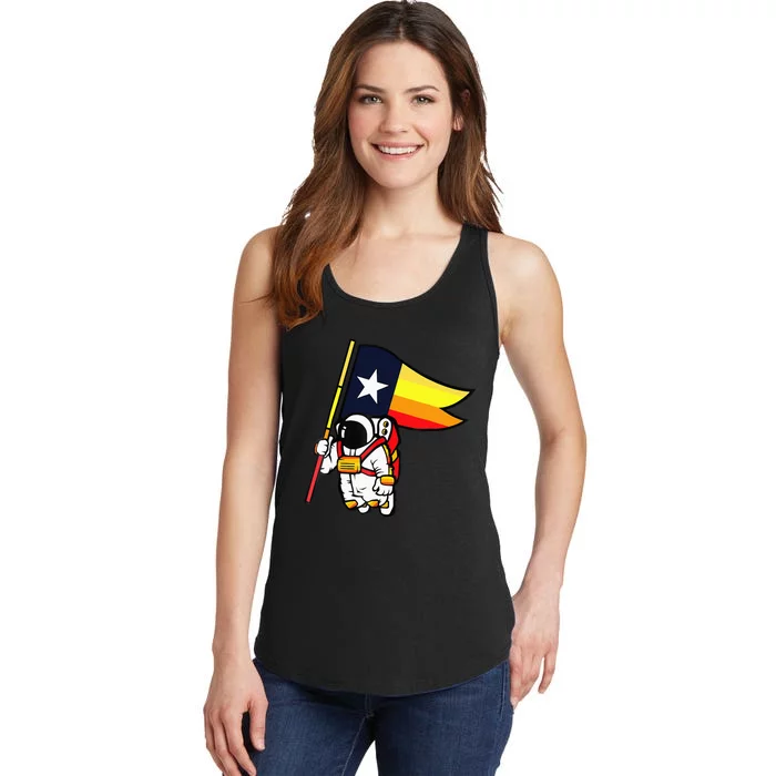 Houston Space City Astronaut Ladies Essential Tank