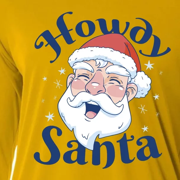 Howdy Santa Christmas Cooling Performance Long Sleeve Crew