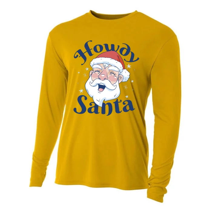 Howdy Santa Christmas Cooling Performance Long Sleeve Crew