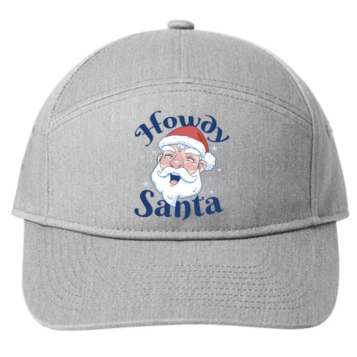 Howdy Santa Christmas 7-Panel Snapback Hat