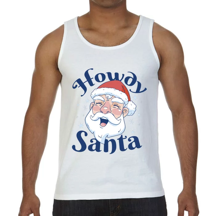 Howdy Santa Christmas Comfort Colors® Tank Top