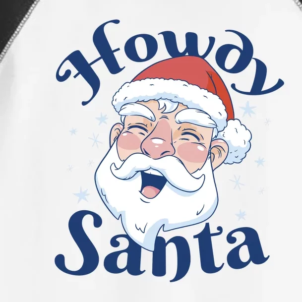 Howdy Santa Christmas Toddler Fine Jersey T-Shirt