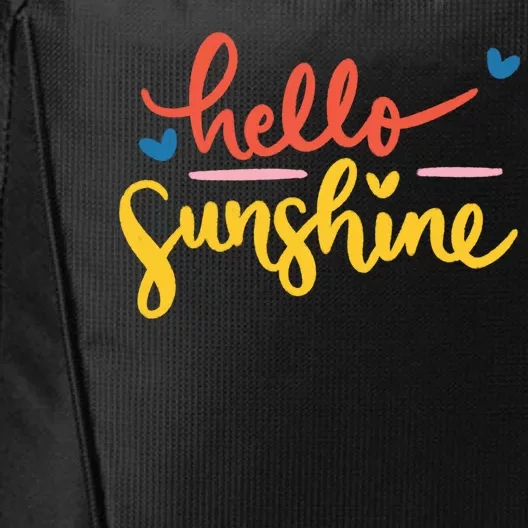 Hello Sunshine Cute Gift City Backpack