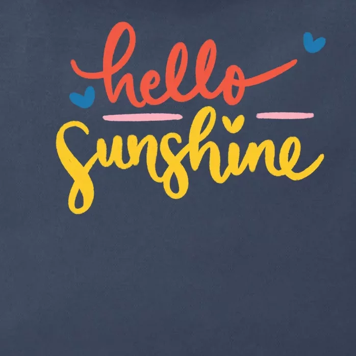 Hello Sunshine Cute Gift Zip Tote Bag