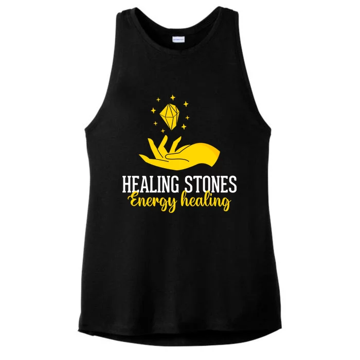 Healing Stones Chakra Chakra Life Tree Chakra Medicine Gift Ladies Tri-Blend Wicking Tank