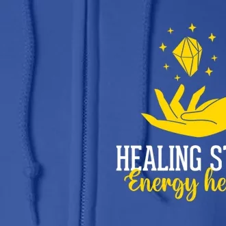 Healing Stones Chakra Chakra Life Tree Chakra Medicine Gift Full Zip Hoodie