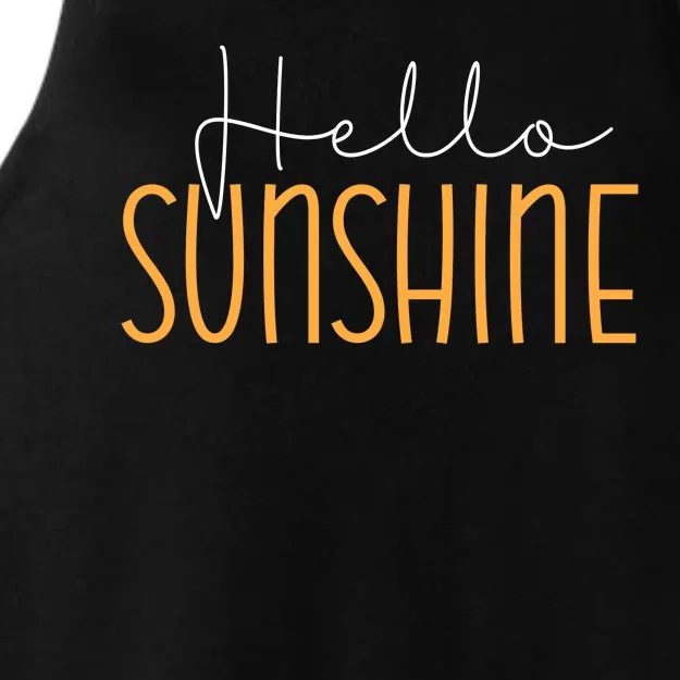 Hello Sunshine Cute Gift Ladies Tri-Blend Wicking Tank