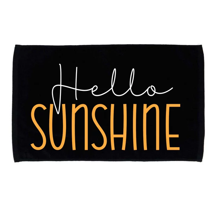 Hello Sunshine Cute Gift Microfiber Hand Towel