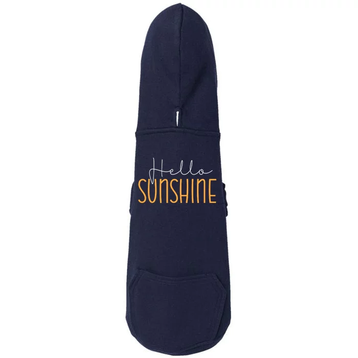 Hello Sunshine Cute Gift Doggie 3-End Fleece Hoodie