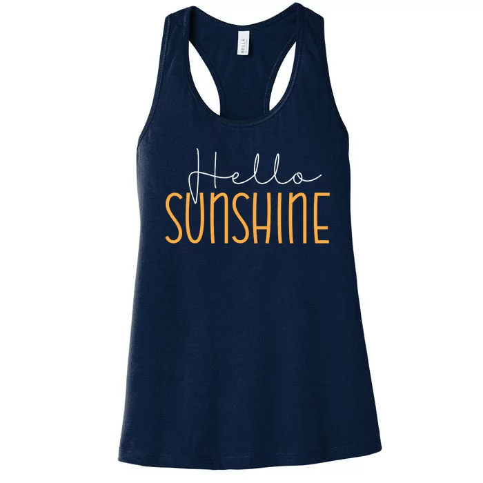 Hello Sunshine Cute Gift Women's Racerback Tank