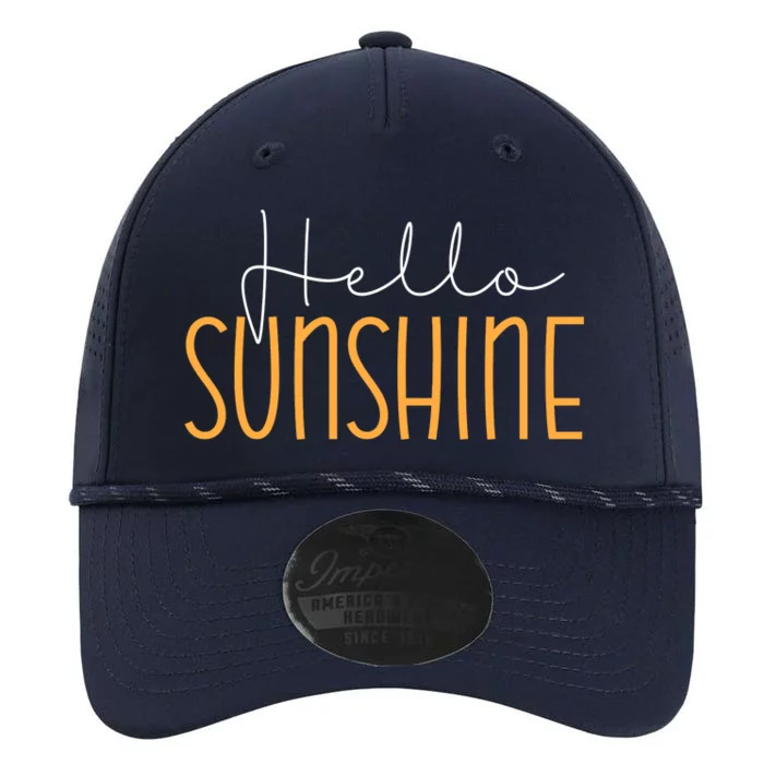 Hello Sunshine Cute Gift Performance The Dyno Cap