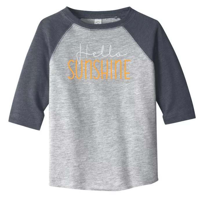 Hello Sunshine Cute Gift Toddler Fine Jersey T-Shirt