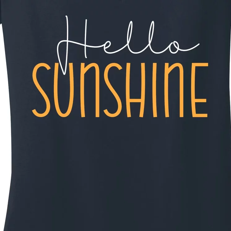 Hello Sunshine Cute Gift Women's V-Neck T-Shirt