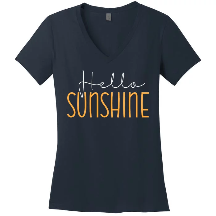 Hello Sunshine Cute Gift Women's V-Neck T-Shirt