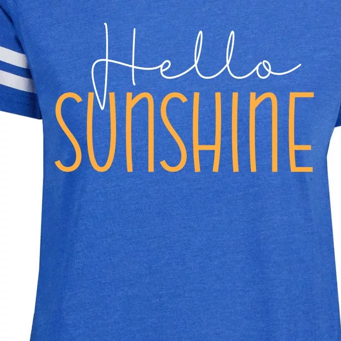 Hello Sunshine Cute Gift Enza Ladies Jersey Football T-Shirt