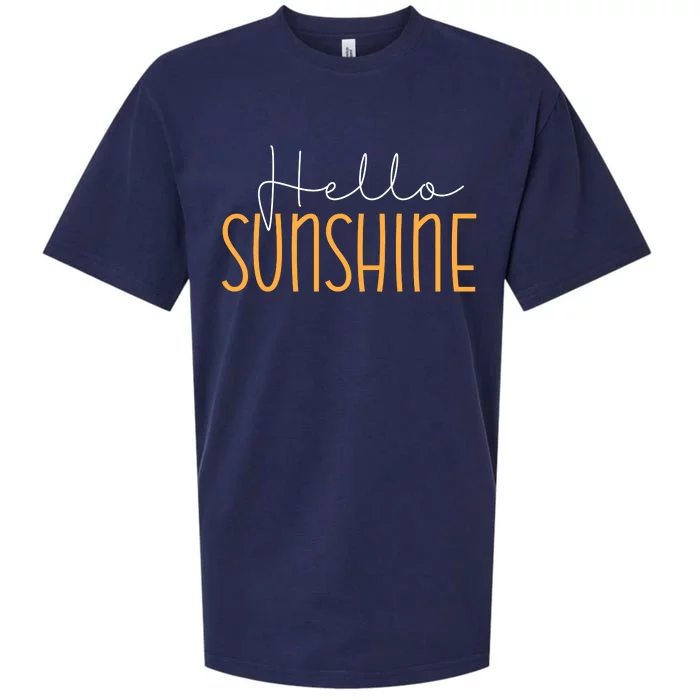 Hello Sunshine Cute Gift Sueded Cloud Jersey T-Shirt