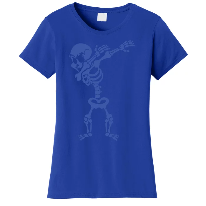 Halloween Skeleton Costumes Design Dab Dabbing Gift Women's T-Shirt