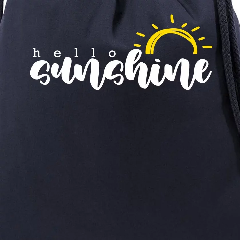 Hello Sunshine Cute Gift Drawstring Bag