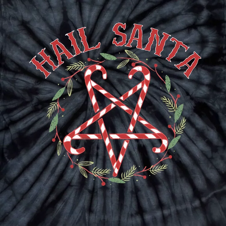 Hail Santa Christmas Krampus Clothing Tie-Dye T-Shirt