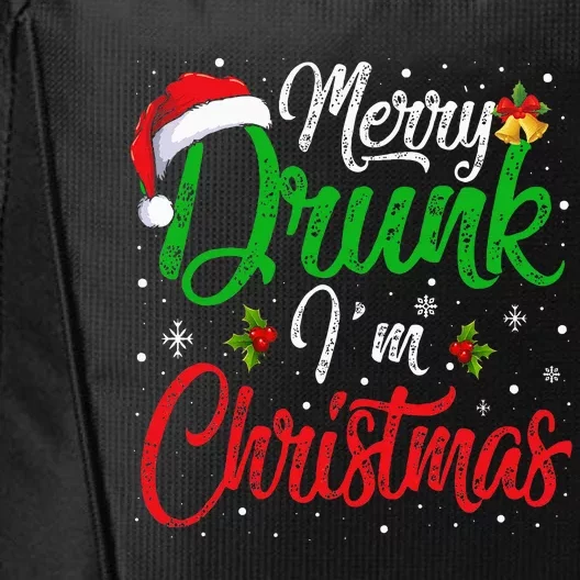 Hilarious Santa Claus Joke for Festive Drinking City Backpack