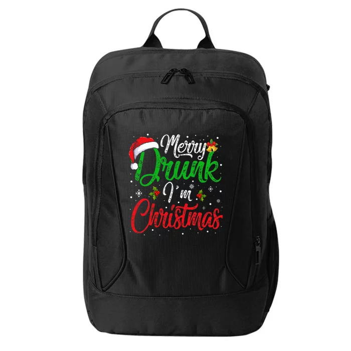 Hilarious Santa Claus Joke for Festive Drinking City Backpack