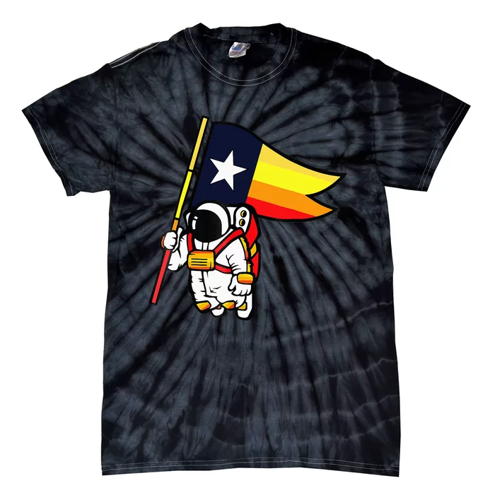 Houston Space City Astronaut Tie-Dye T-Shirt