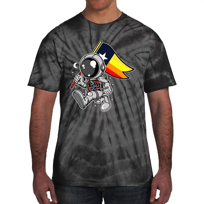 Houston Space City Astronaut Tie-Dye T-Shirt