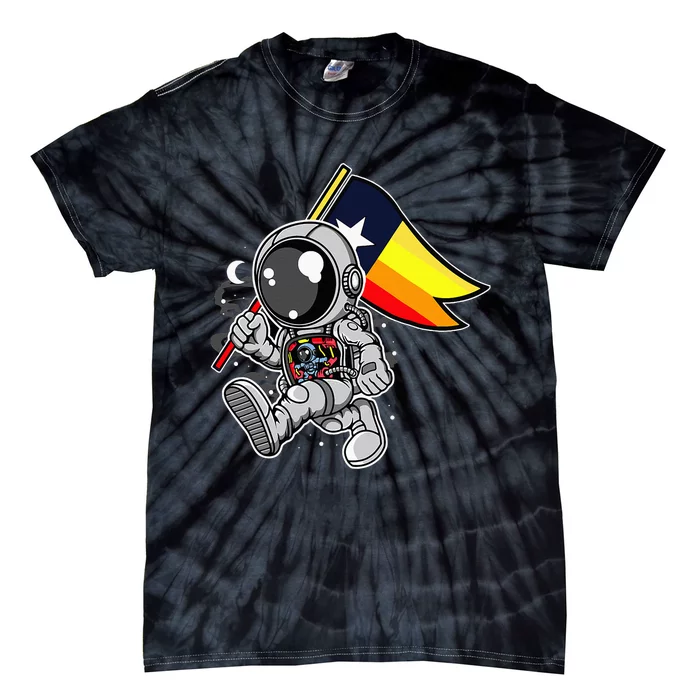 Houston Space City Astronaut Tie-Dye T-Shirt