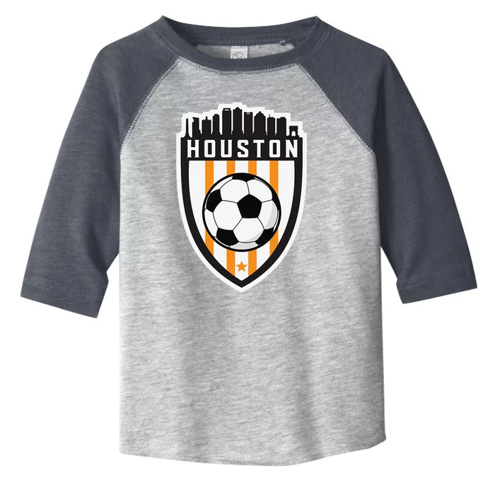 Houston Soccer City Skyline Futbol Club Match Day Fan Toddler Fine Jersey T-Shirt