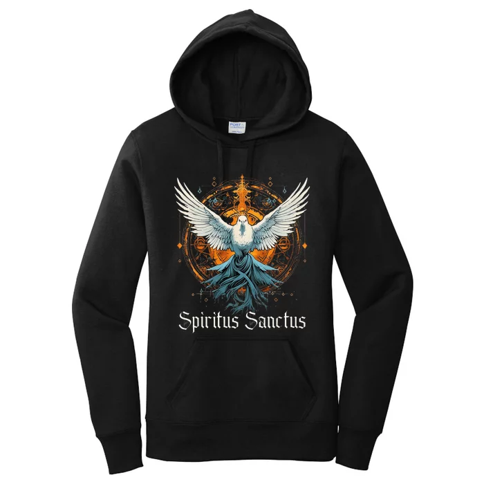 Holy Spirit Confirmation Latin Mass Catholic Women's Pullover Hoodie