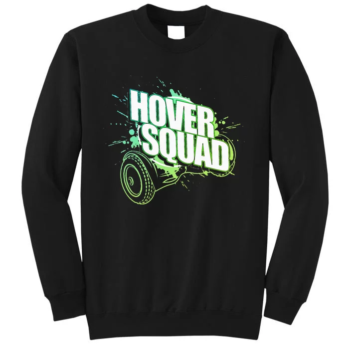 Hover Squad Cool Green Gyro Hoverboard Lover Sweatshirt