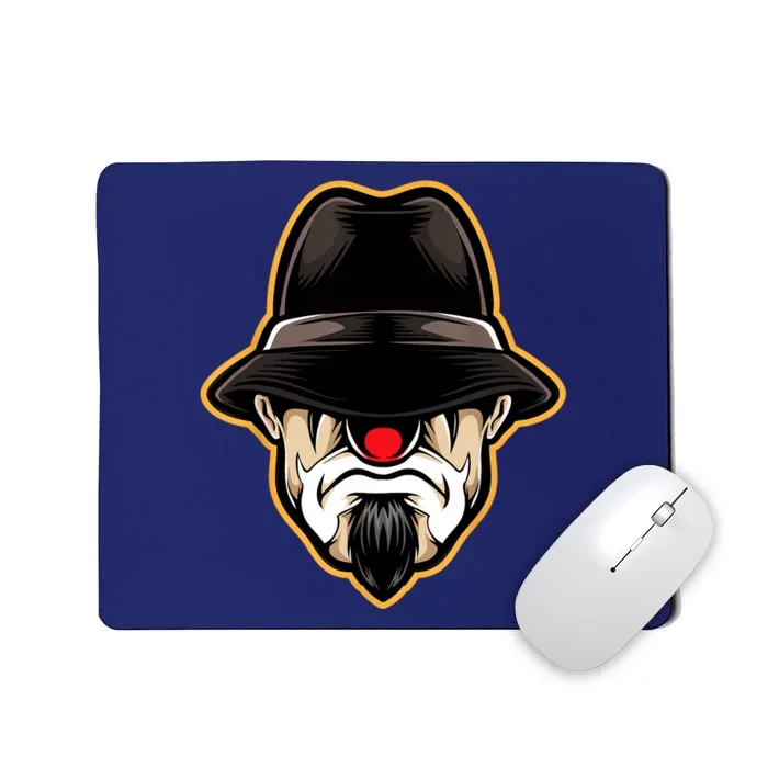 Halloween Scary Clown Cholo Gangster Mousepad