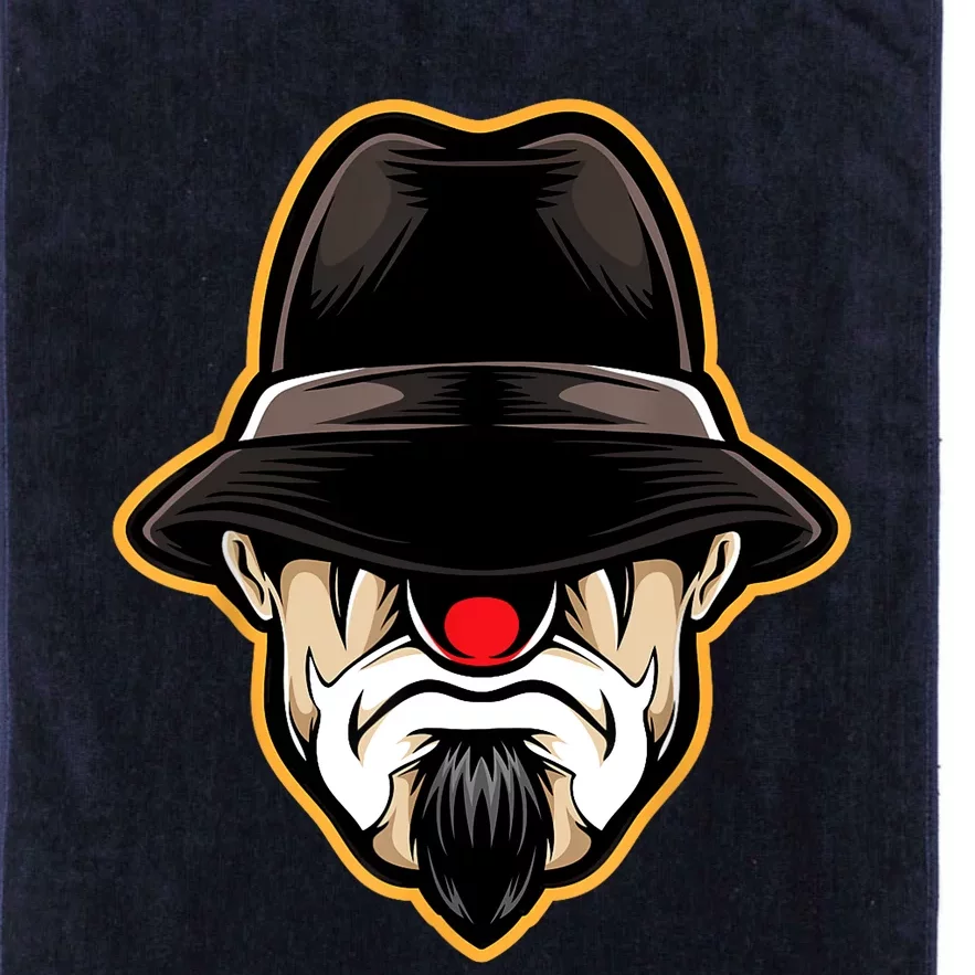 Halloween Scary Clown Cholo Gangster Platinum Collection Golf Towel