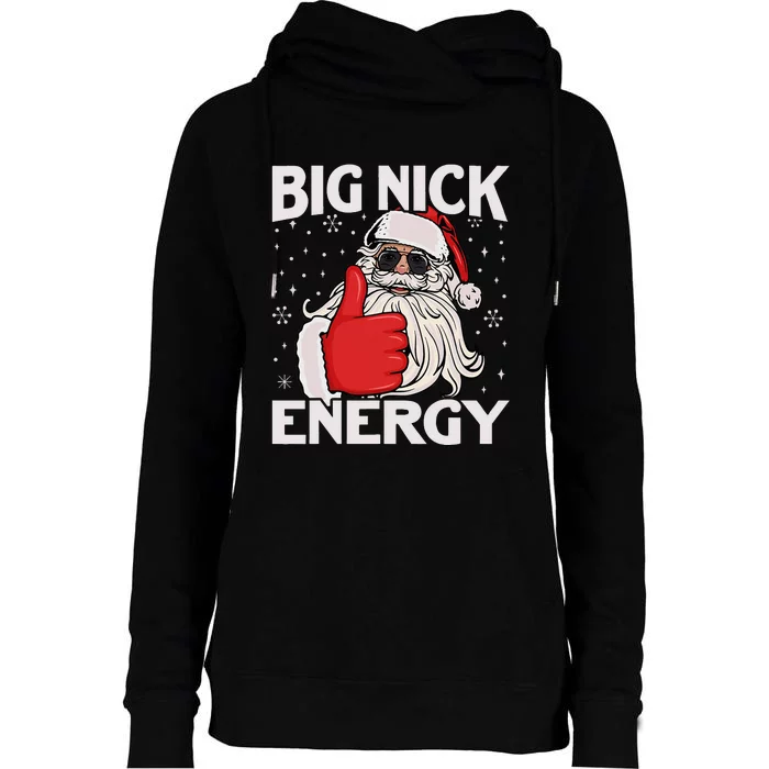 Hilarious Santa Claus Xmas Holiday Womens Funnel Neck Pullover Hood