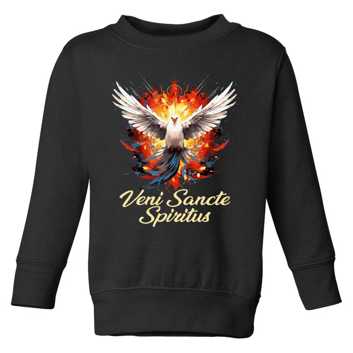 Holy Spirit Confirmation Latin Mass Catholic Toddler Sweatshirt