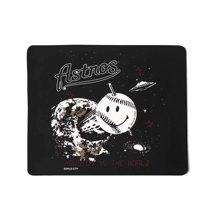 Houston Space City Baseball Mousepad