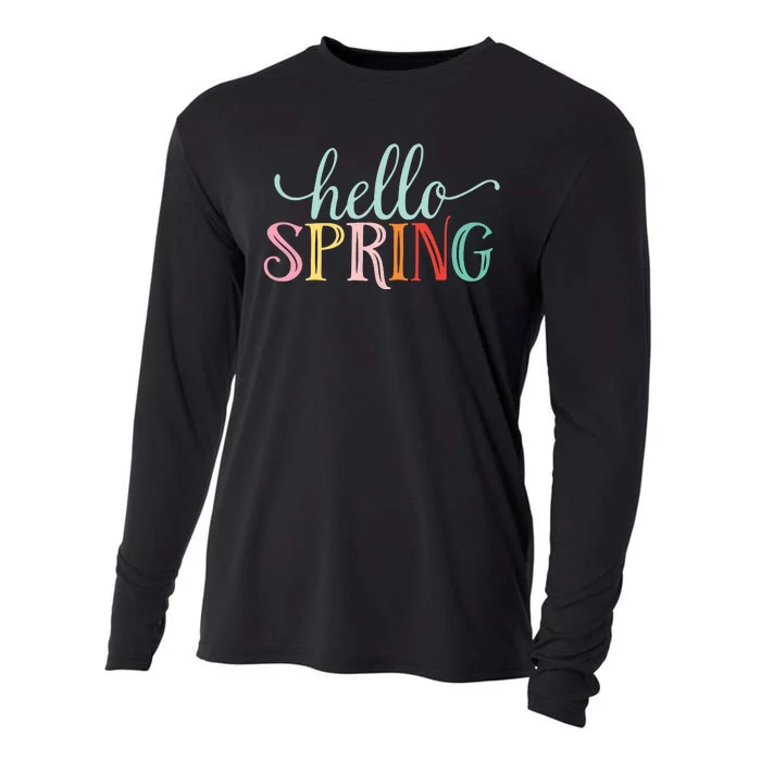 Hello Spring Colorful Cooling Performance Long Sleeve Crew