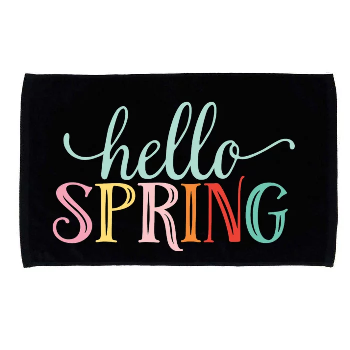 Hello Spring Colorful Microfiber Hand Towel