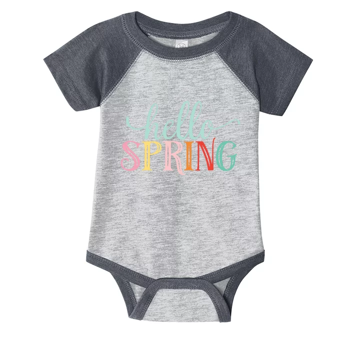 Hello Spring Colorful Infant Baby Jersey Bodysuit