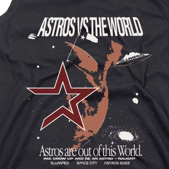 Houston Space City Baseball The World Tank Top