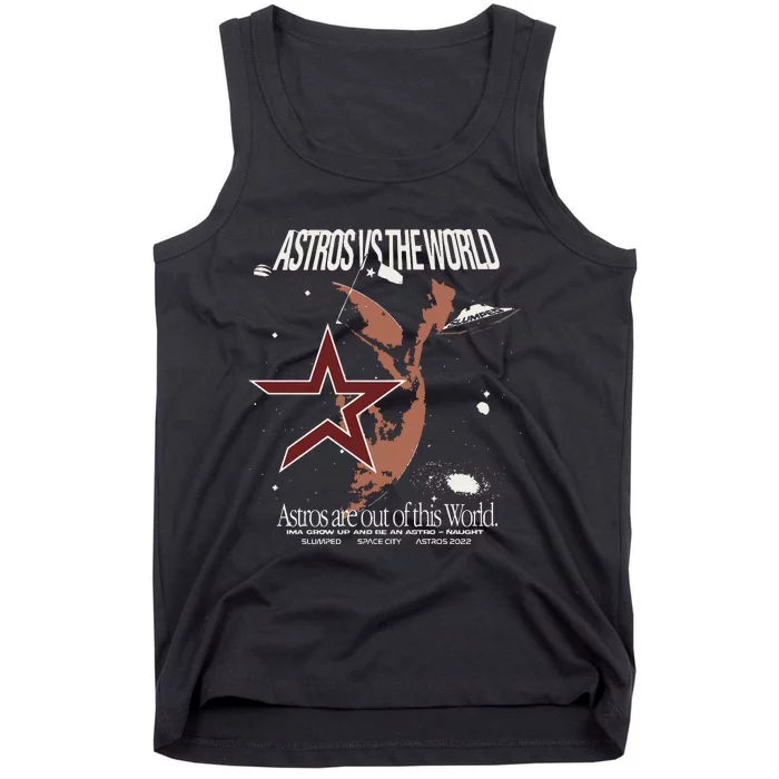 Houston Space City Baseball The World Tank Top