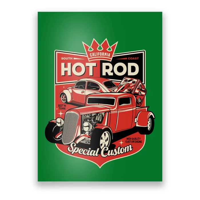 Hotrod Special Custom Poster