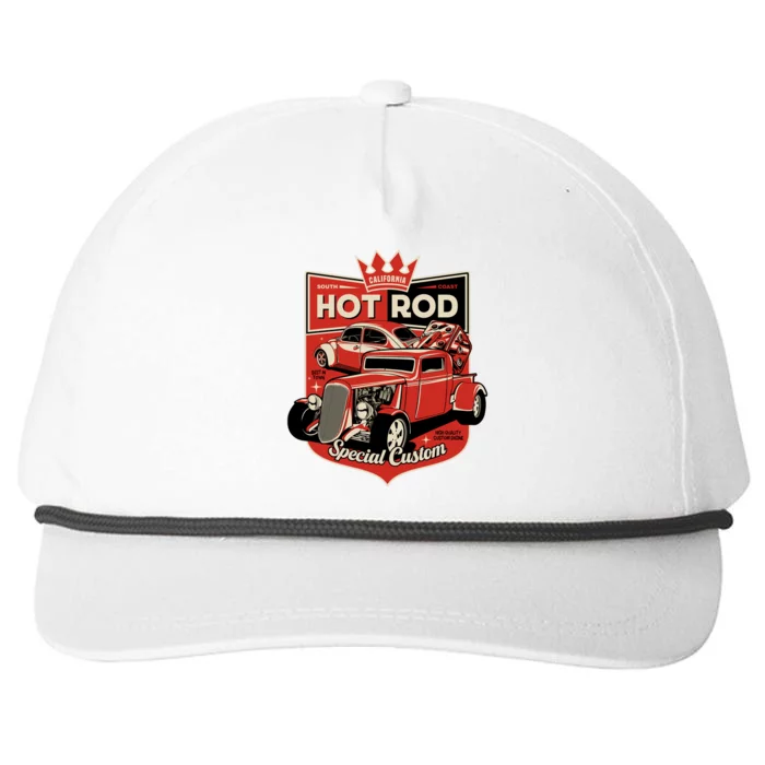 Hotrod Special Custom Snapback Five-Panel Rope Hat