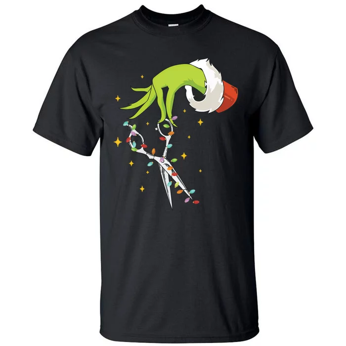 Hair Stylist Christmas Funny Hairdresser Tall T-Shirt